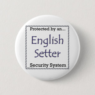 Bóton Redondo 5.08cm Inglês Setter Security System - Botão