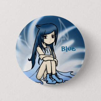 Bóton Redondo 5.08cm Inocência azul