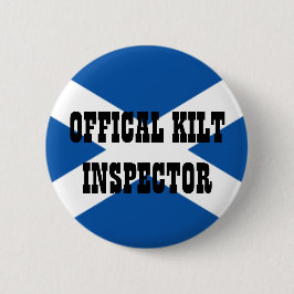 Bóton Redondo 5.08cm Inspector oficial do Kilt