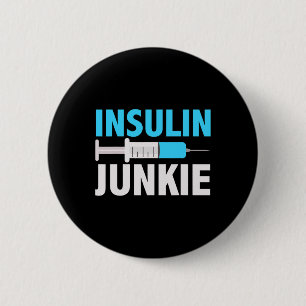 Bóton Redondo 5.08cm Insulina Junkie Legal Prevenir Diabetes Presente1