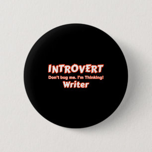 Bóton Redondo 5.08cm Introduvert Writer