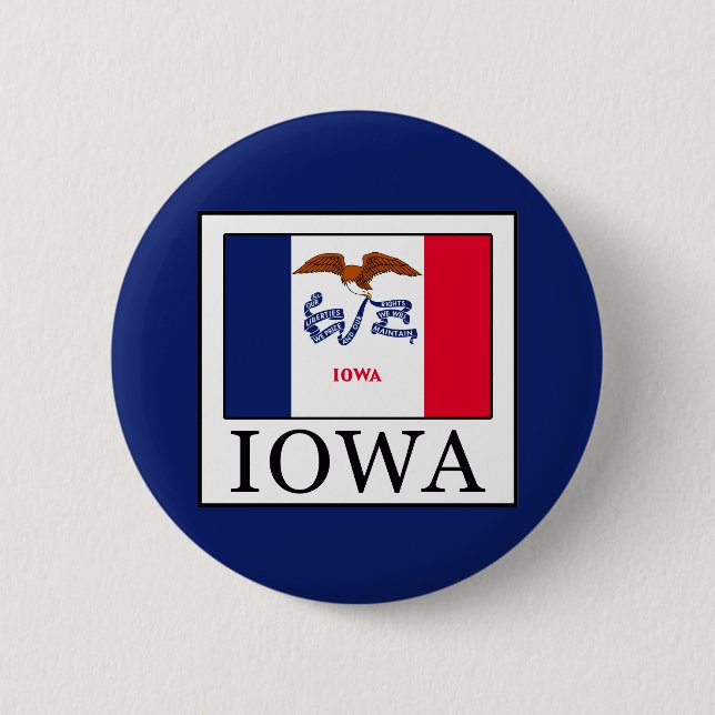 Bóton Redondo 5.08cm Iowa (Frente)