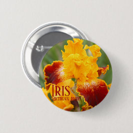 Bóton Redondo 5.08cm Iris "Pride Michigan" [Crachá Round Tin]