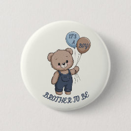 Bóton Redondo 5.08cm Irmão para carregar botão