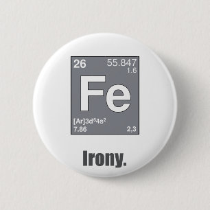 Bóton Redondo 5.08cm Ironia