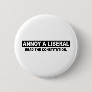 BÓTON REDONDO 5.08CM IRRITE UM LIBERAL. LEIA A CONSTITUIÇÃO