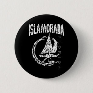Bóton Redondo 5.08cm Islamorada Florida Souvenir