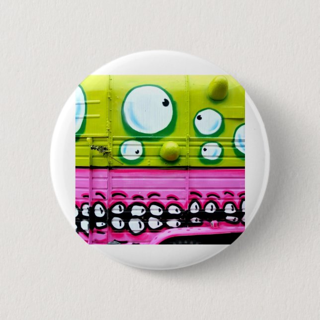 Bóton Redondo 5.08cm Isso fere meus olhos (Frente)