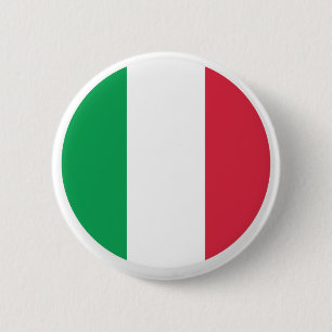 Bóton Redondo 5.08cm Italian Flag Button
