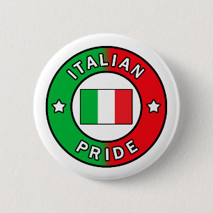 Bóton Redondo 5.08cm Italian Pride button