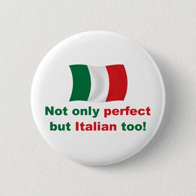 Bóton Redondo 5.08cm Italiano perfeito (Frente)