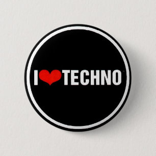 Bóton Redondo 5.08cm J <3 Techno