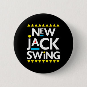 Bóton Redondo 5.08cm Jack Swing 90 anos R&b Hip Hop