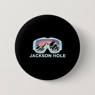 Bóton Redondo 5.08cm Jackson Hole Ski Design Jackson Hole