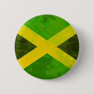 Bóton Redondo 5.08cm jamaica flag - reggae roots