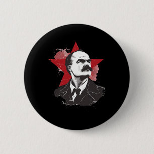 Bóton Redondo 5.08cm James Connolly - Socialista Republicano Irlandês