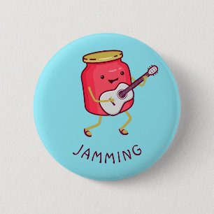 Bóton Redondo 5.08cm Jamming Pun