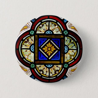 Bóton Redondo 5.08cm Janela de vitral