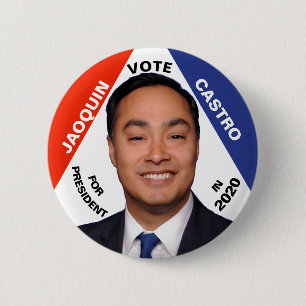 Bóton Redondo 5.08cm Jaoquin Castro para o presidente 2020