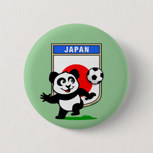 Bóton Redondo 5.08cm Japão - Panda de Futebol