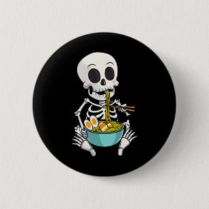 Bóton Redondo 5.08cm Japonês Ramen Noodles Anime Figurino de Halloween