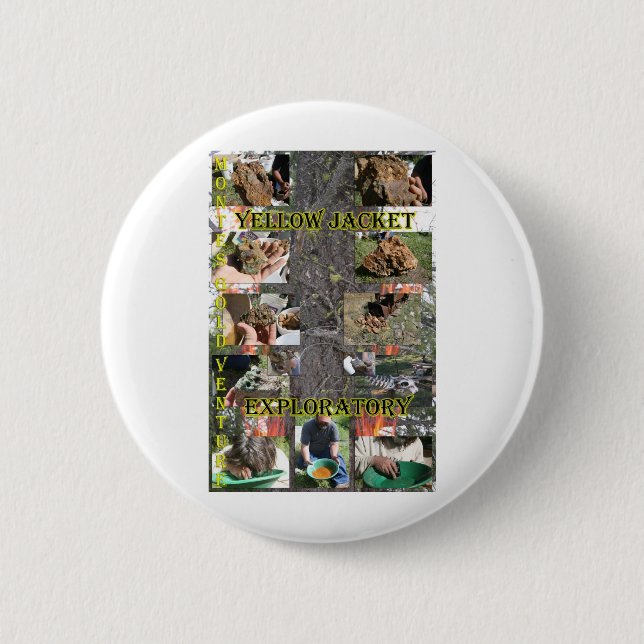 Bóton Redondo 5.08cm Jaqueta amarela (Frente)