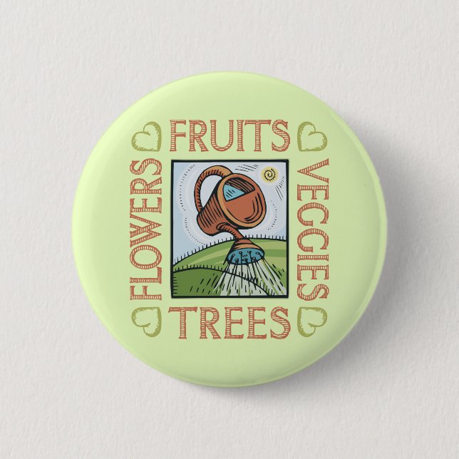 Bóton Redondo 5.08cm Jardinagem (Frente)