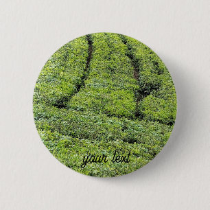 Bóton Redondo 5.08cm Jardins de chá de Munnar em