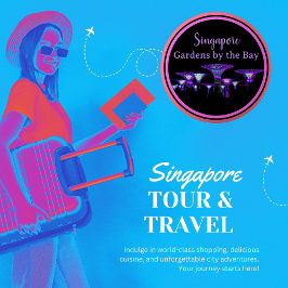 Bóton Redondo 5.08cm Jardins de Cingapura pelo Botão de Baía