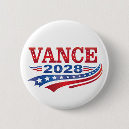 Bóton Redondo 5.08cm JD Vance Presidente 2028