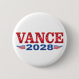 Bóton Redondo 5.08cm JD Vance Presidente 2028 (bs)