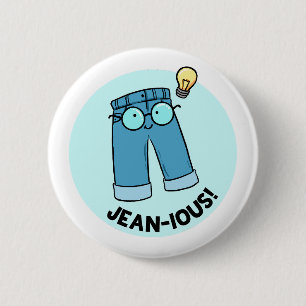Bóton Redondo 5.08cm Jean-ius Denim Pants Pun Botton Pin
