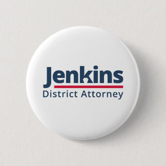 Bóton Redondo 5.08cm Jenkins para o fiscal do distrito
