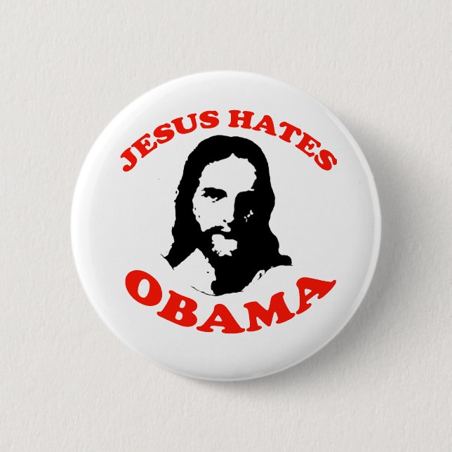BÓTON REDONDO 5.08CM JESUS DEIA OBAMA (Frente)