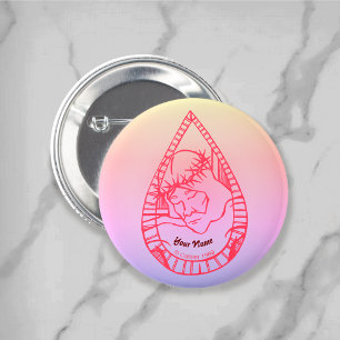 Bóton Redondo 5.08cm Jesus Wept Christian