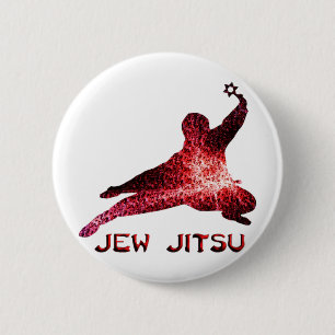 Bóton Redondo 5.08cm Jew Jitsu