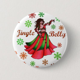 Bóton Redondo 5.08cm Jingle Belly Dancer - Arte Original