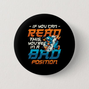 Bóton Redondo 5.08cm Jiu-jit brasileiro do Judo Karate