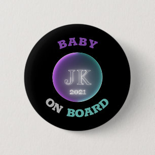 Bóton Redondo 5.08cm JK 2021 Baby On Conselho Bigger Letters