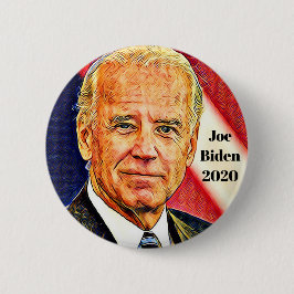 Bóton Redondo 5.08cm Joe Biden-2020 Eleição_