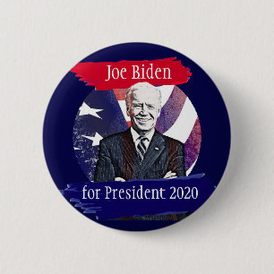 Bóton Redondo 5.08cm Joe Biden para a reunião da eleição do presiden