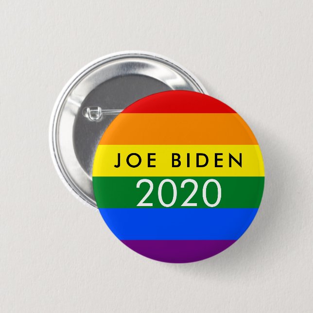 Bóton Redondo 5.08cm Joe Biden para presidente 2020 (Frente & Verso)