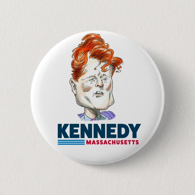Bóton Redondo 5.08cm Joe Kennedy para o Senado dos EUA 2020 (Frente)