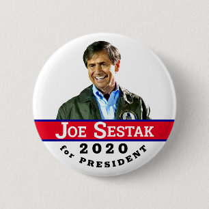 Bóton Redondo 5.08cm Joe Sestak para o Presidente 2020