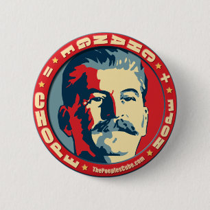 Bóton Redondo 5.08cm Joe Stalin - tio: Botão de OHP