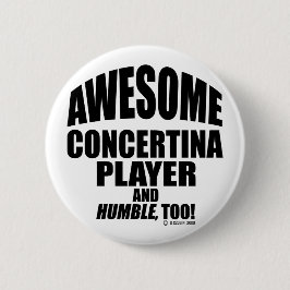 Bóton Redondo 5.08cm Jogador Concertina Incrível