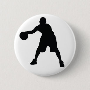 Bóton Redondo 5.08cm Jogador de basquete