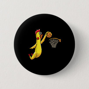 Bóton Redondo 5.08cm Jogador de basquete jogando futebol jogador de bor