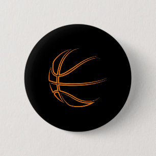 Bóton Redondo 5.08cm Jogador de basquete Novelty