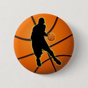 BÓTON REDONDO 5.08CM JOGADOR DE BASQUETEBOL